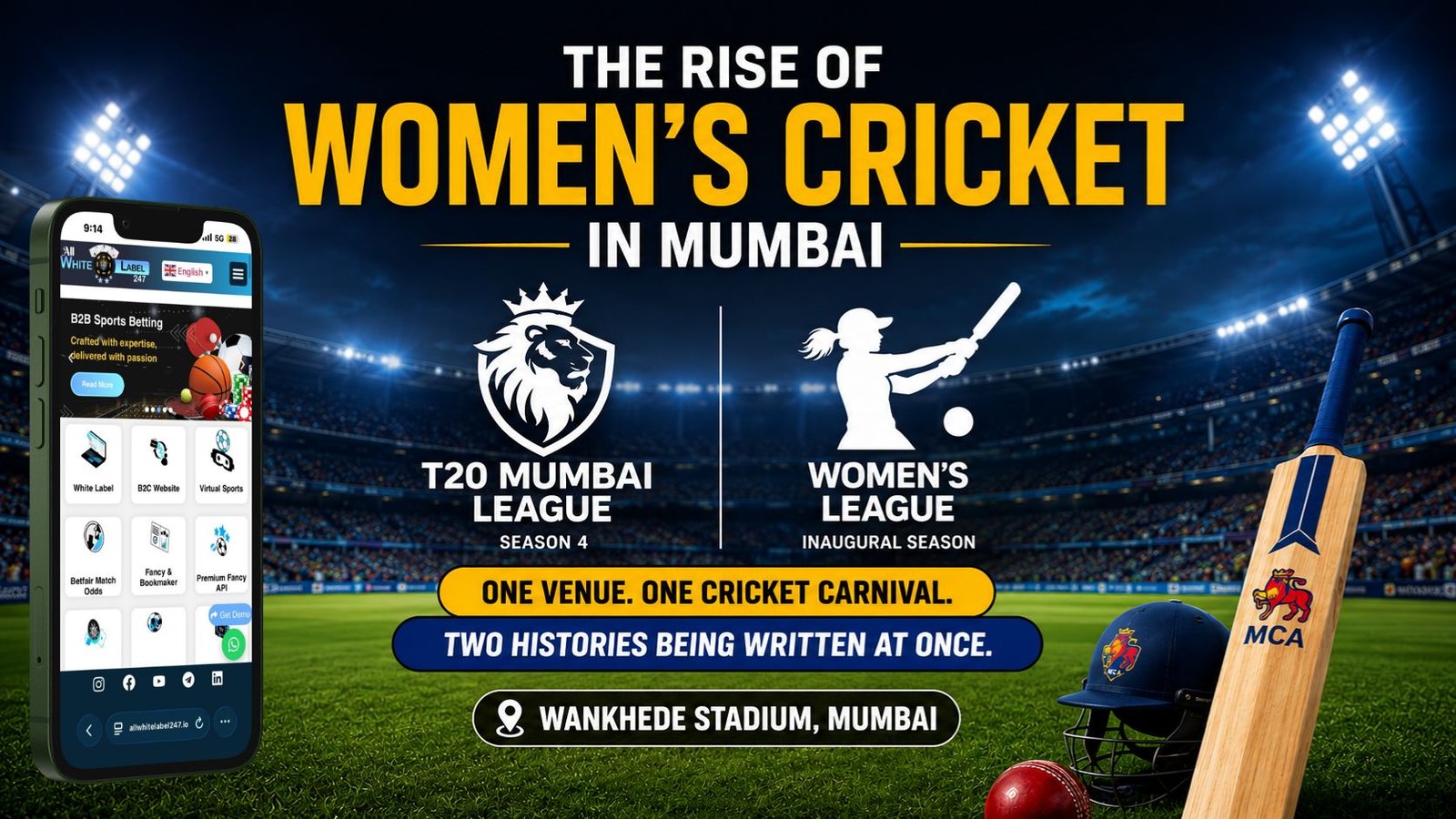 From Wankhede Dreams to Women’s Cricket Glory: How T20 Mumbai Women’s League 2026 Is Creating India’s Next Generation of Cricket Stars