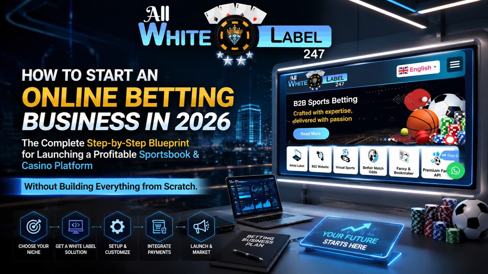 How to Start an Online Betting Business in 2026: The Complete Step-by-Step Blueprint for Launching a Profitable Sportsbook & Casino Platform Without Building Everything from Scratch