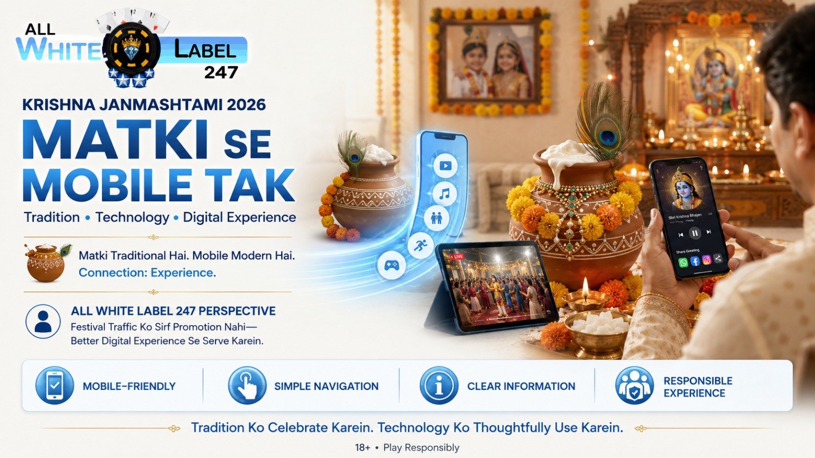 Krishna Janmashtami 2026, Matki Se Mobile Tak